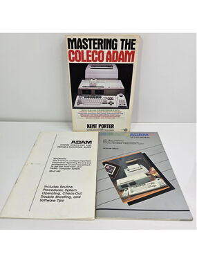 Vintage Coleco Adam Computer Manuals Books Lot Mastering Set-Up Troubleshooting